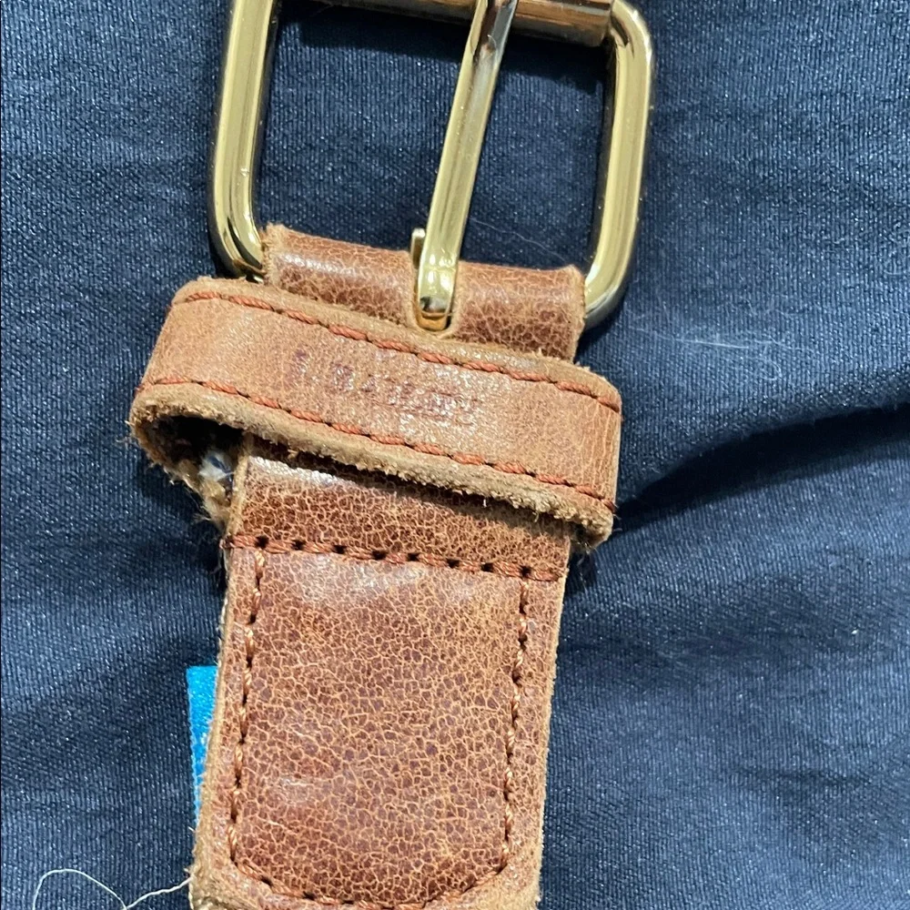 Stylish Tan Braided Kids Belt